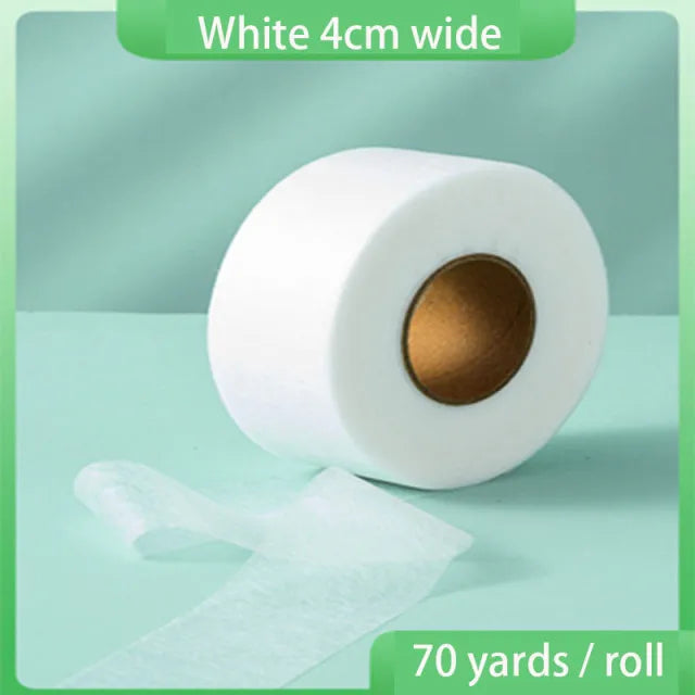 60Meters/Roll Double-sided Non-woven Interlining Adhesive Fabric Cloth Iron On Hem Tape Interlining Web DIY Sewing Crafts