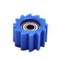 Blue guide wheel 8mm motorcycle chain tension roller wear resistant accessory
