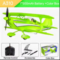 2026 WLtoys Remote-Controlled Aircraft A310 Brushless Motor 3D/6G With Gyroscope Dual Wings  4 Channel Airplane 3D RC Model Toys
