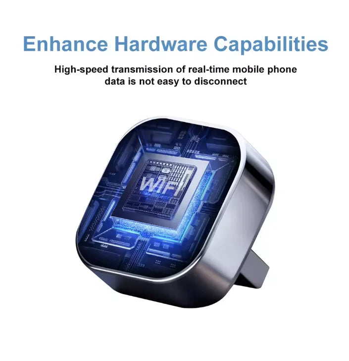 2in 1 Wireless CarPlay Dongle Wireless Android Auto Adapter AI Smart Box 5Ghz WiFi Type-C/USB Plug and Play Car Accessories