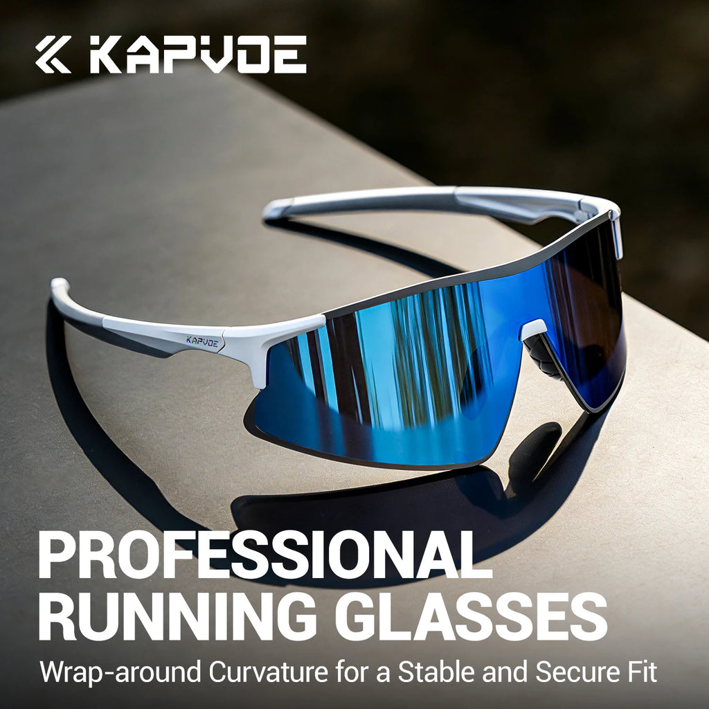KAPVOE UV400 Photochromic HD Sunglasses Stylish Outdoor Glasses for Mountaineering Cycling Running Camping Driving Sunglasses