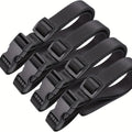 4pcs Adjustable Luggage Straps, Reusable Nylon Fasteners for Suitcase, Travel Packing, Bike Rack, Tent, Backpack, Cargo Securing