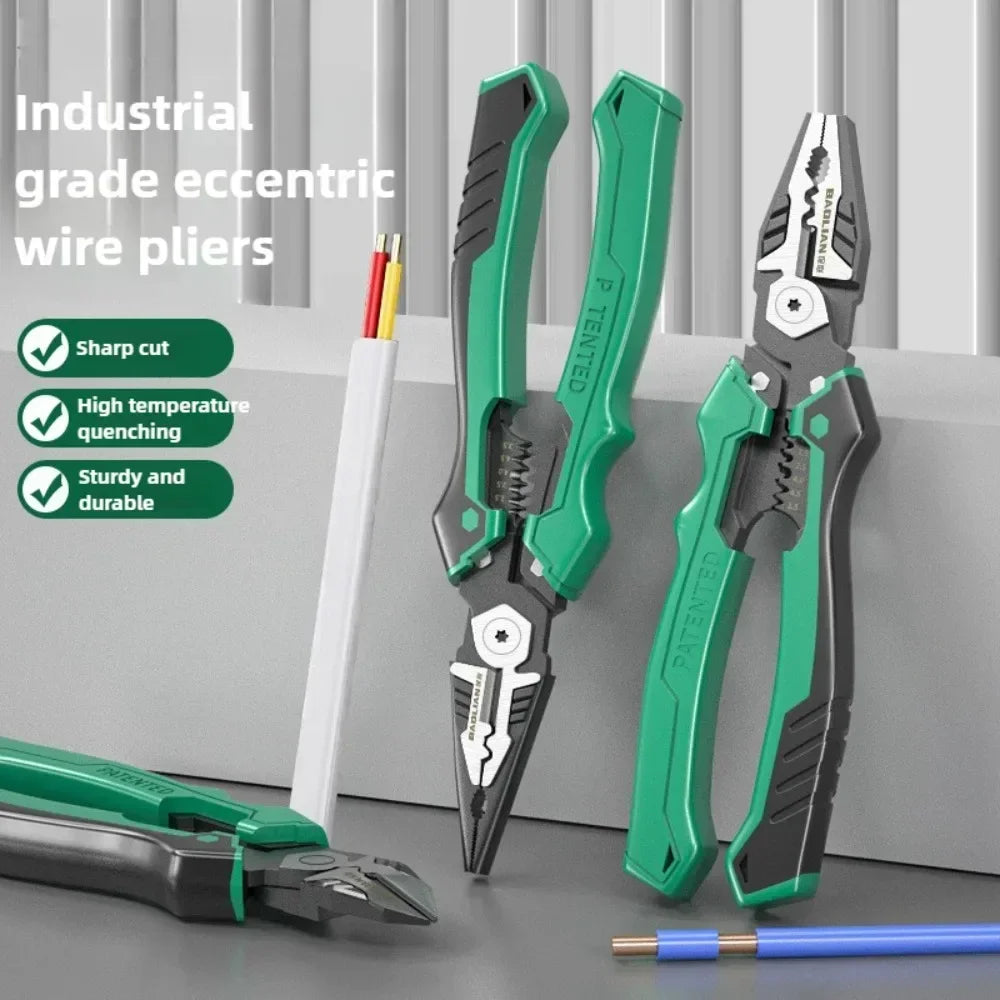 Professional Multifunctional Diagonal Pliers Needle Nose Universal Wire Cutters - Essential Hardware Tools for Electricians