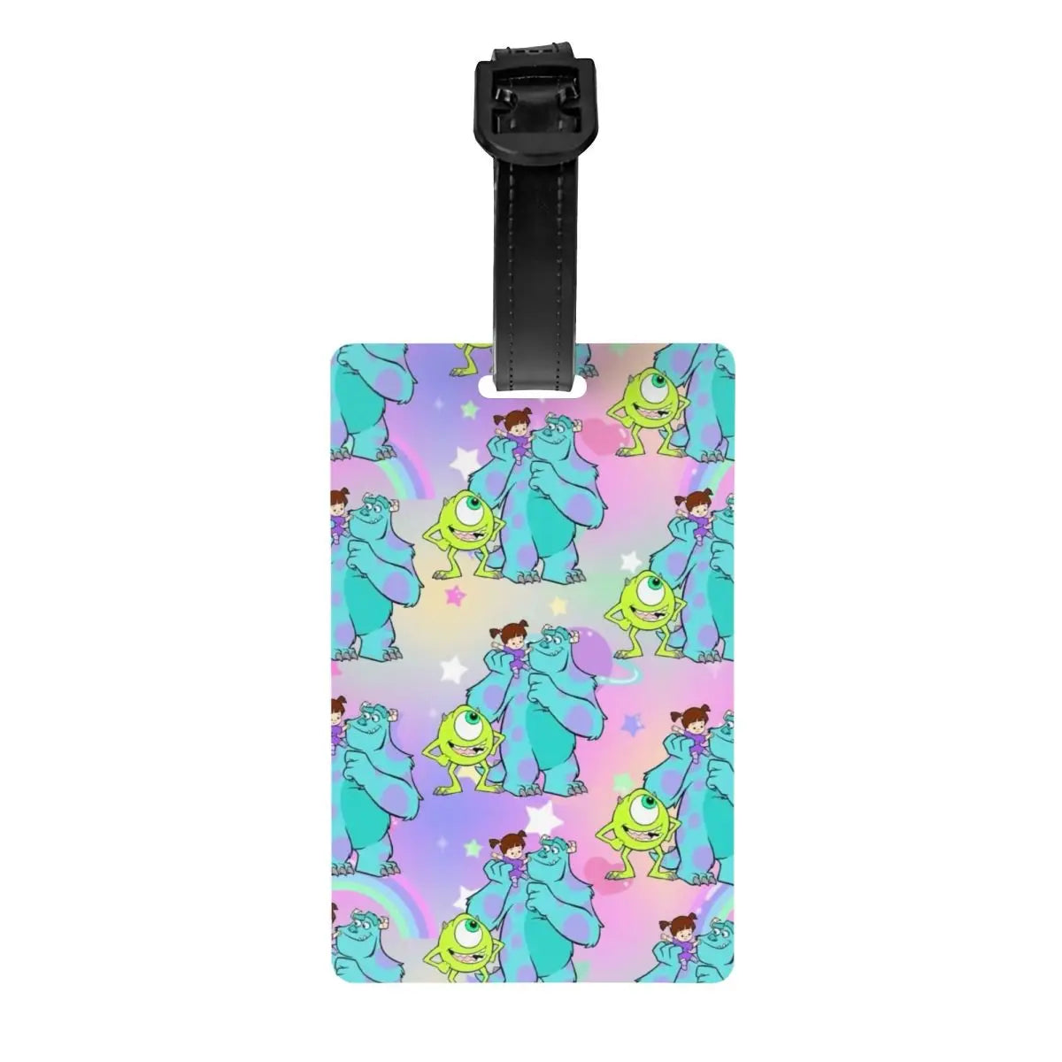 Custom M-Monsters Anime University Luggage Tag Travel Bag Suitcase Privacy Cover ID Label