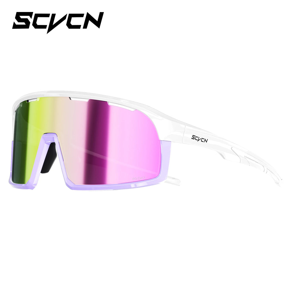 SCVCN UV400 HD Polarized Hiking Sunglasses Anti-Glare Lightweight Pickleball Sports Glasses Outdoor Cycling Fishing Sunglasses