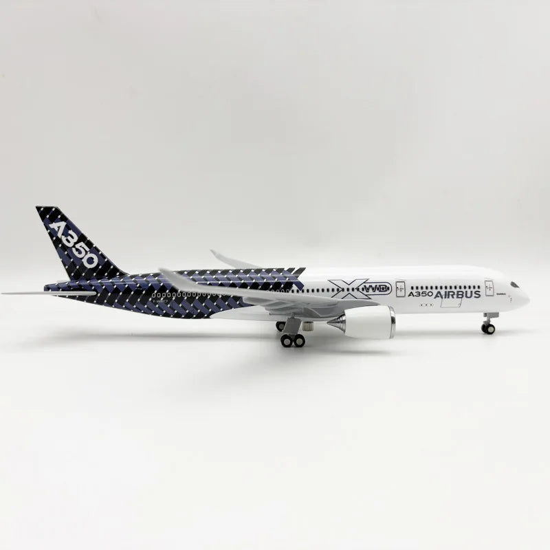 30cm Airplane Diecast A350 XWB Prototype Resin Aircraft Models 1/250 Scale Planes Aviation Enthusiast Souvenir With Landing Gear