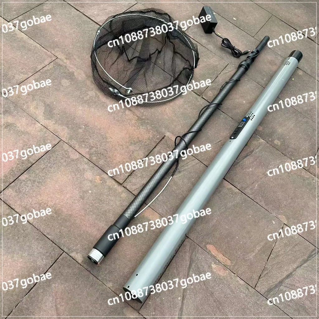 Multifunctional new energy holiday electric fishing net rod ultra-light integrated outdoor fishing rod