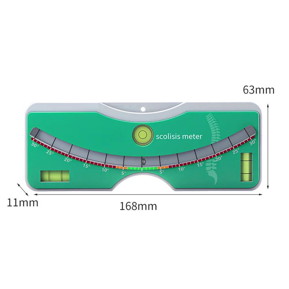 Posture Screening Scoliosis Meter Easy To Use Curvature Gauge Spinal Curvature Posture Assessor Measures Up To 30 Degrees