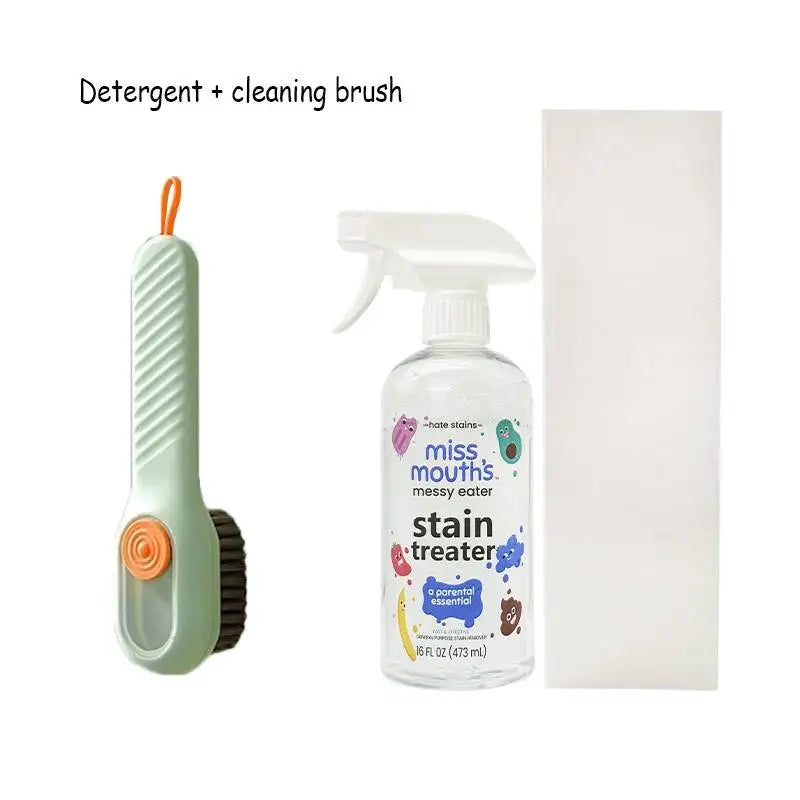 120ml Stain Remover Spray Effective Fabric Yellow Stain Removal  Dust Bleached Decontamination Wash-free Cloth Cleaning Supplies