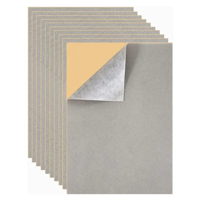 10 Pcs Self-Adhesive Felt Sheets Sticky Back Felt Sheets with Adhesive Backing