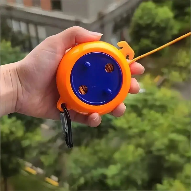 [L] 1Pcs Retractable Clothes Drying Rack Rope Outdoor Portable Clothesline Storage Clothing Line For Laundry Drying Line Camping