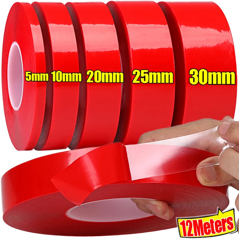 5/10/15/20/25/30mm Nano Double Sided Tape Reusable Washable Self Adhesive Transparent Tapes No Traces High Viscosity Stickers
