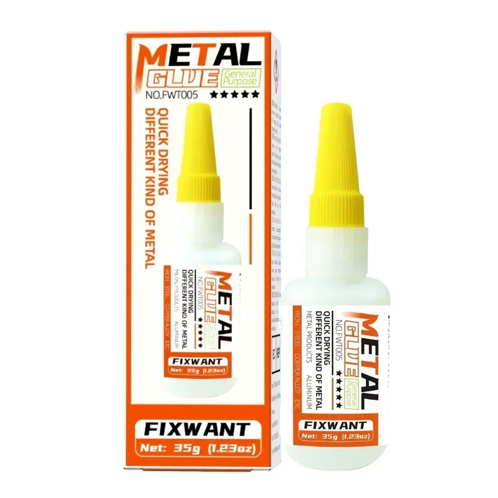 180℃ High Temperature Resistant Strong Metal Glue for Metal Mutual Bonding Copper Aluminum Alloy Zinc Alloy Iron Adhesive