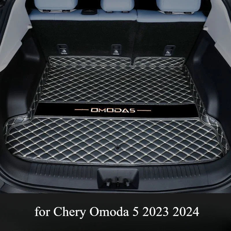 Car Trunk Mat for Chery Omoda 5 Accessories 2023 2024 Main Pad Retrofitting The Special Car Trunk Pad for Interior Decoration
