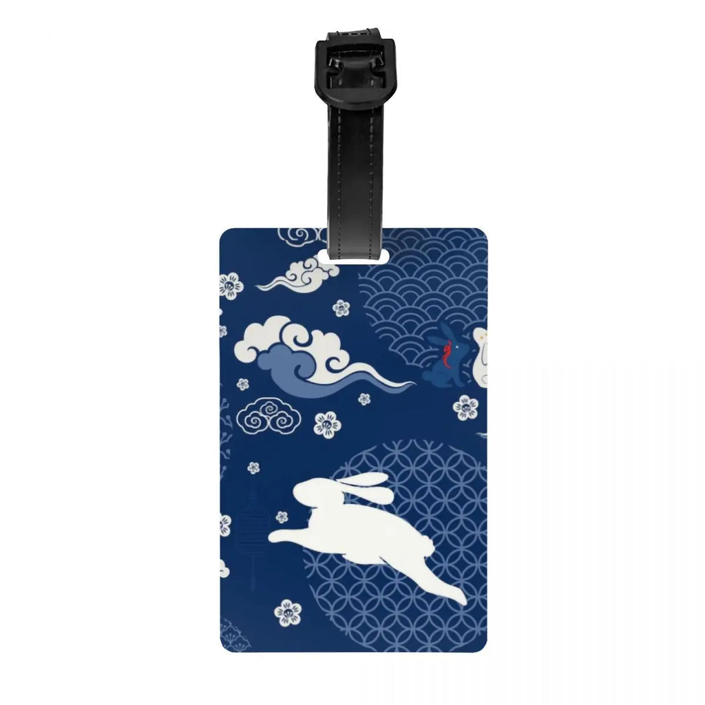 Custom Mo Dao Zu Shi Gusu Lan Logo Luggage Tag The Untamed TV Show Travel Bag Suitcase Privacy Cover ID Label
