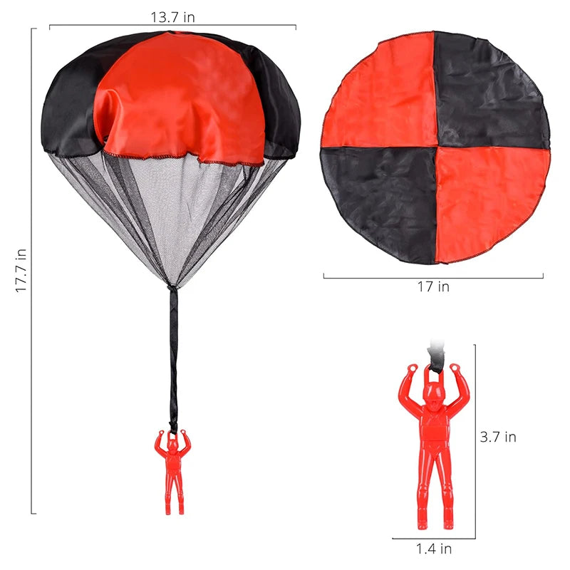 Outdoor Flying Parachute Toy Party Game Group Activity Interactive Stress Relief Fun Gift for Adults Teens