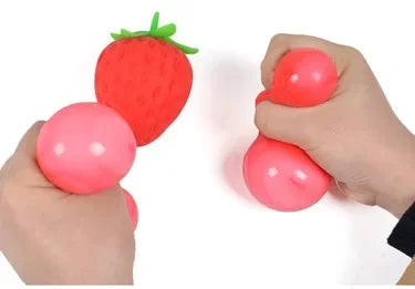 8cm Super Jumbo Strawberry Squishy Slow Rising Anti-Stress Fidget Toy for Adults Kids Non-Toxic Anxiety Relief Squeeze