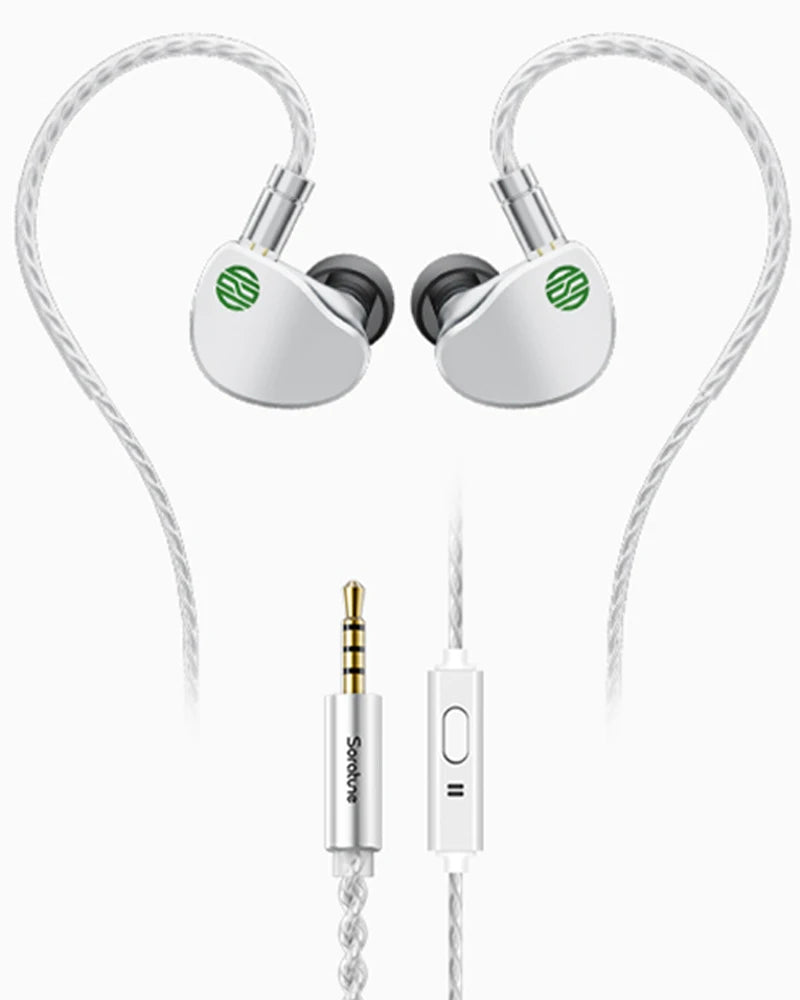 Clearance Sale Soratune BI02 HiFi Earphone at low price, Dual-Chamber Tech × N52 Magnet Dynamic Driver In-Ear Earphone