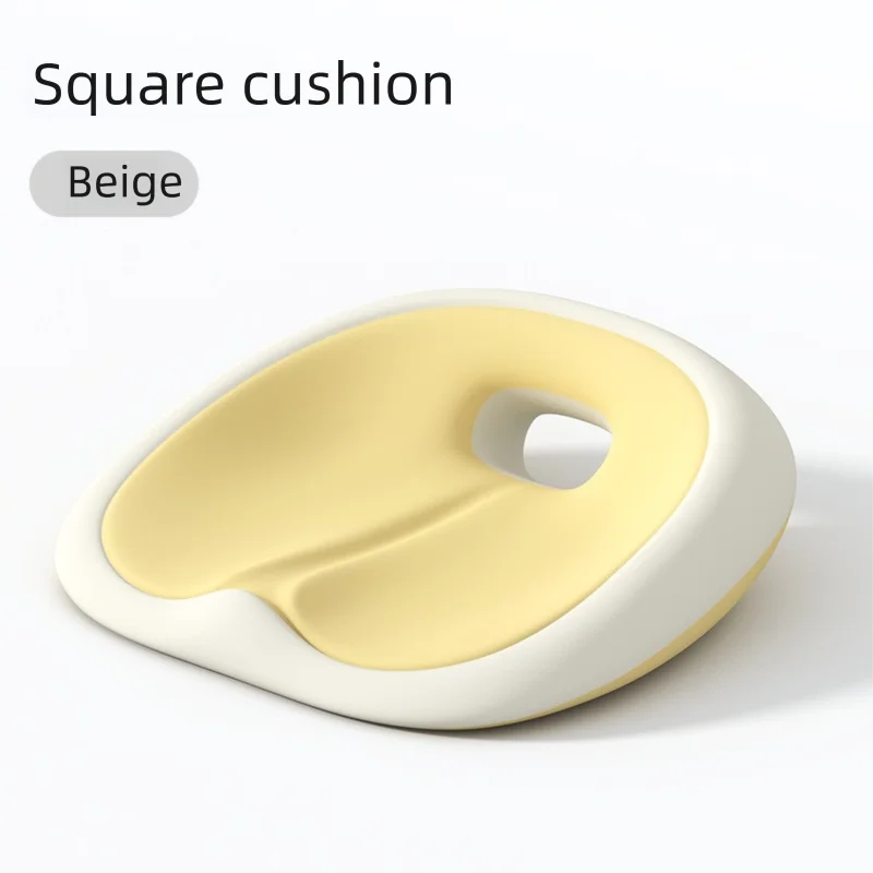 2026 New Seat Cushion Spine Butt Cushion Breathable Comfortable Long Sitting Ergonomic Memory Foam Seat Cushion for Office Chair