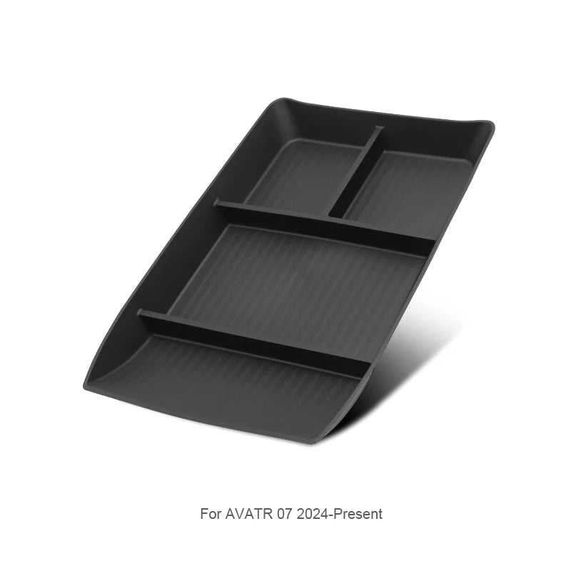 Car Armrest Box Storage For For AVATA 07 2024-Present ABS Under Center Console Organizer Tray Door Tidying Box Auto Accessory