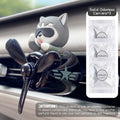 No perfume DIY fragrance cool fun pilot bear rotate propeller plane car ornament air vent pendant decorations interior accessory