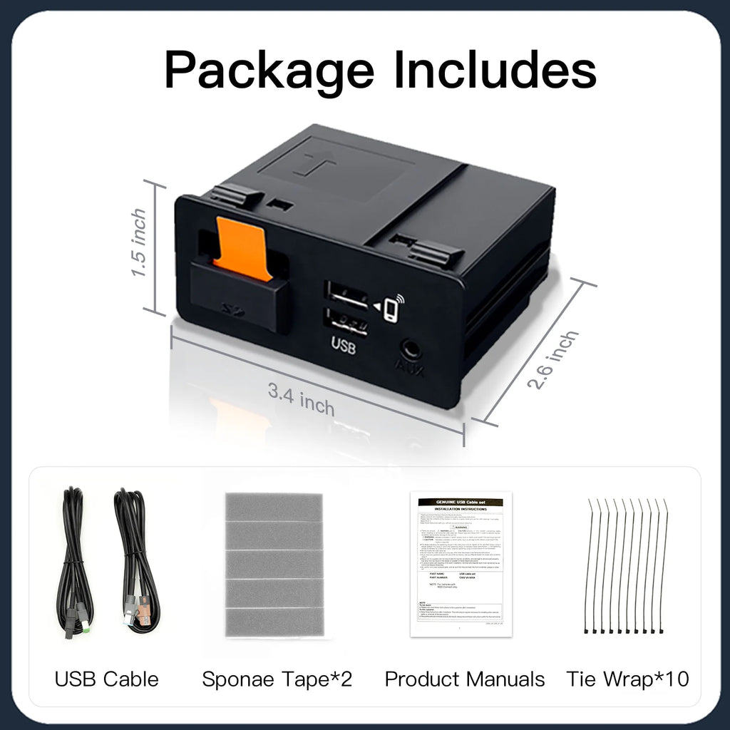 2025 New P3 Bluetooth Wireless CarPlay Android Auto USB Adapter Hub OEM for Retrofit Mazda 2 3 6 CX3 CX5 CX8 CX9 MX5 TK78669U0C