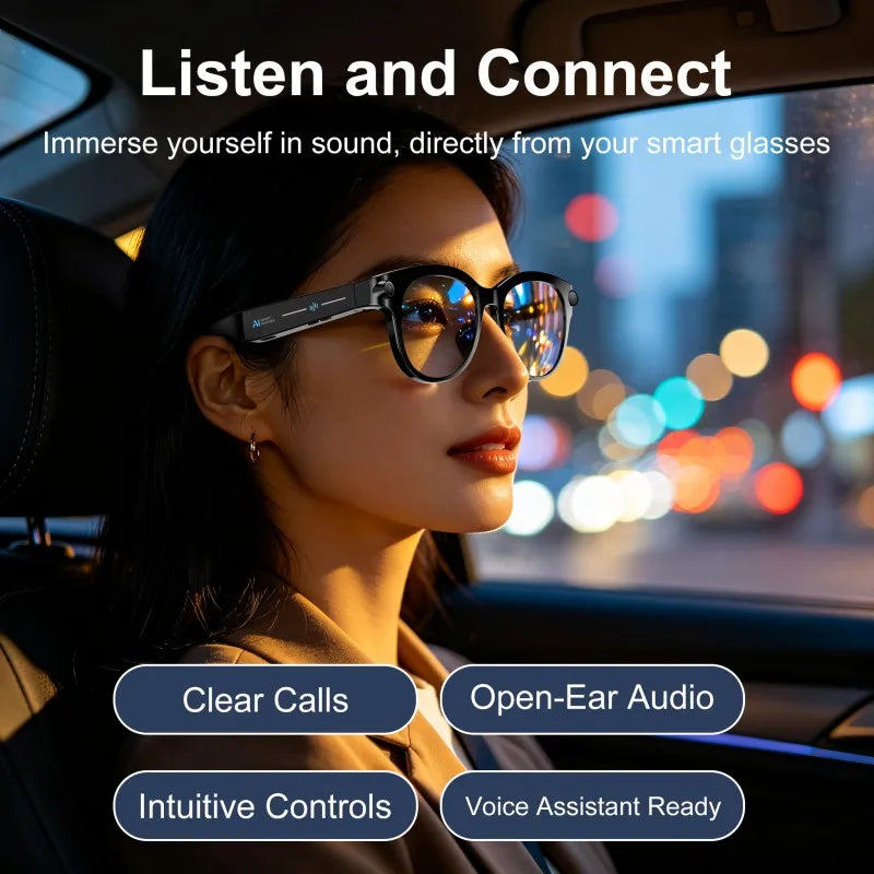 Xiaomi Smart AI Glasses 1080P HD Video Record Camera ChatGPT Bluetooth Call 32GB ROM Language Translation Music Sunglasses Men