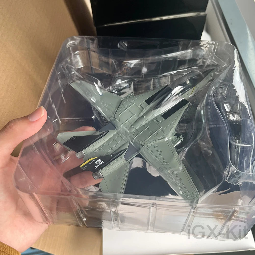 1:100 Scale US F14 F-14 Tomcat Fighter Metal Airplane Plane Aircraft Model Gift