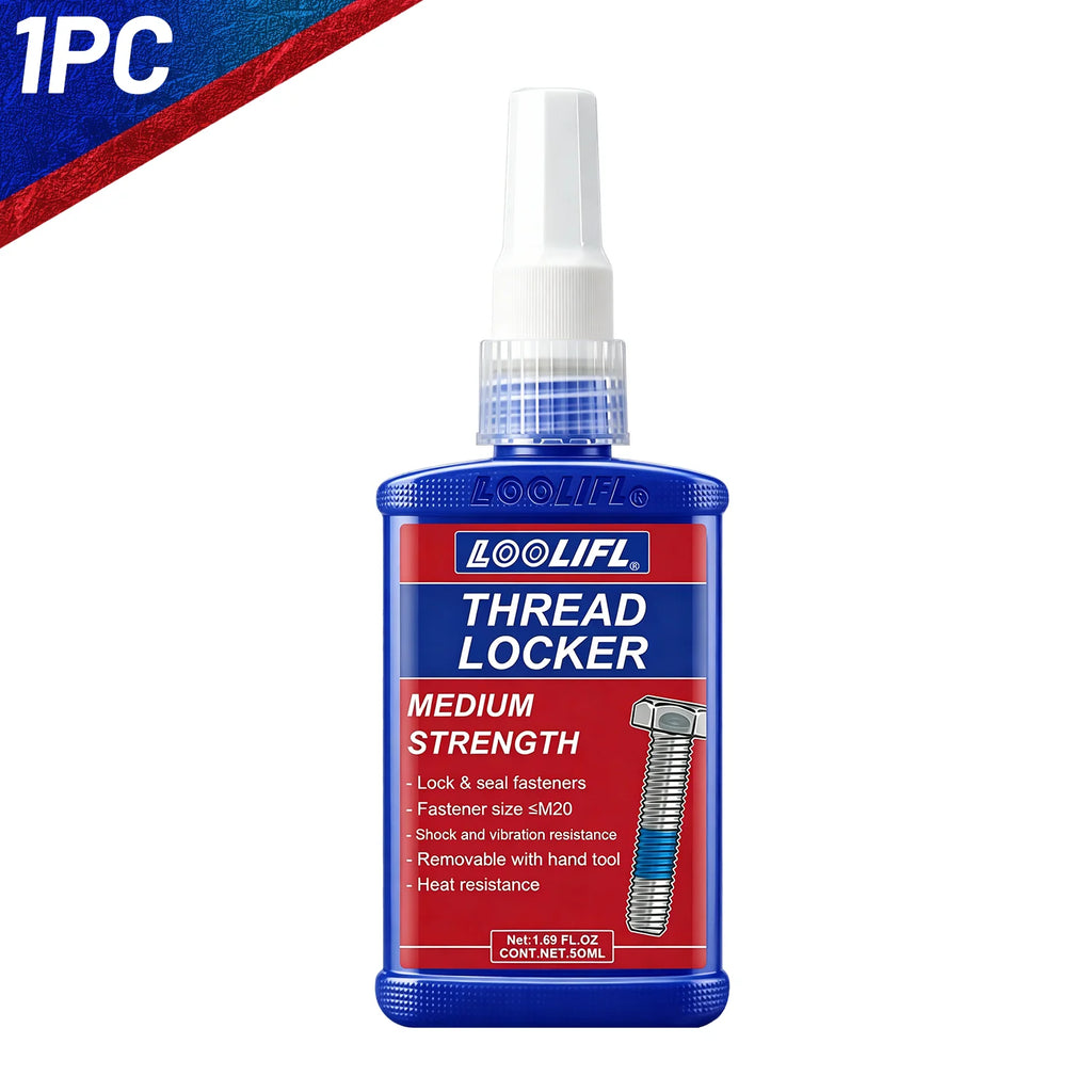 243 50ml Threadlocker Screw Glue Quickly Cured Thread Locking Agent Anaerobic Adhesive Corrosion-Resistant Anti-Loosening Glue