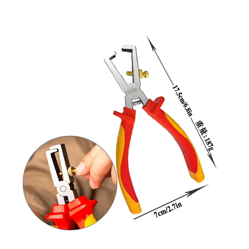 6/7/8 Inch Professional Cutting Pliers Wire Stripping Tool Side Cutter Cable Burrs Nipper Electricians DIY Repair Hand Tools