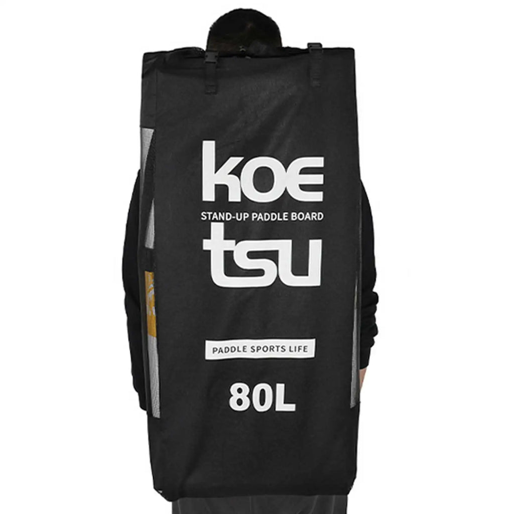 80L Premium Inflatable Paddle Board Bag, SUP Kayak Bag Travel Backpack Large Capacity Storage Bag Made from 600D Oxford Cloth