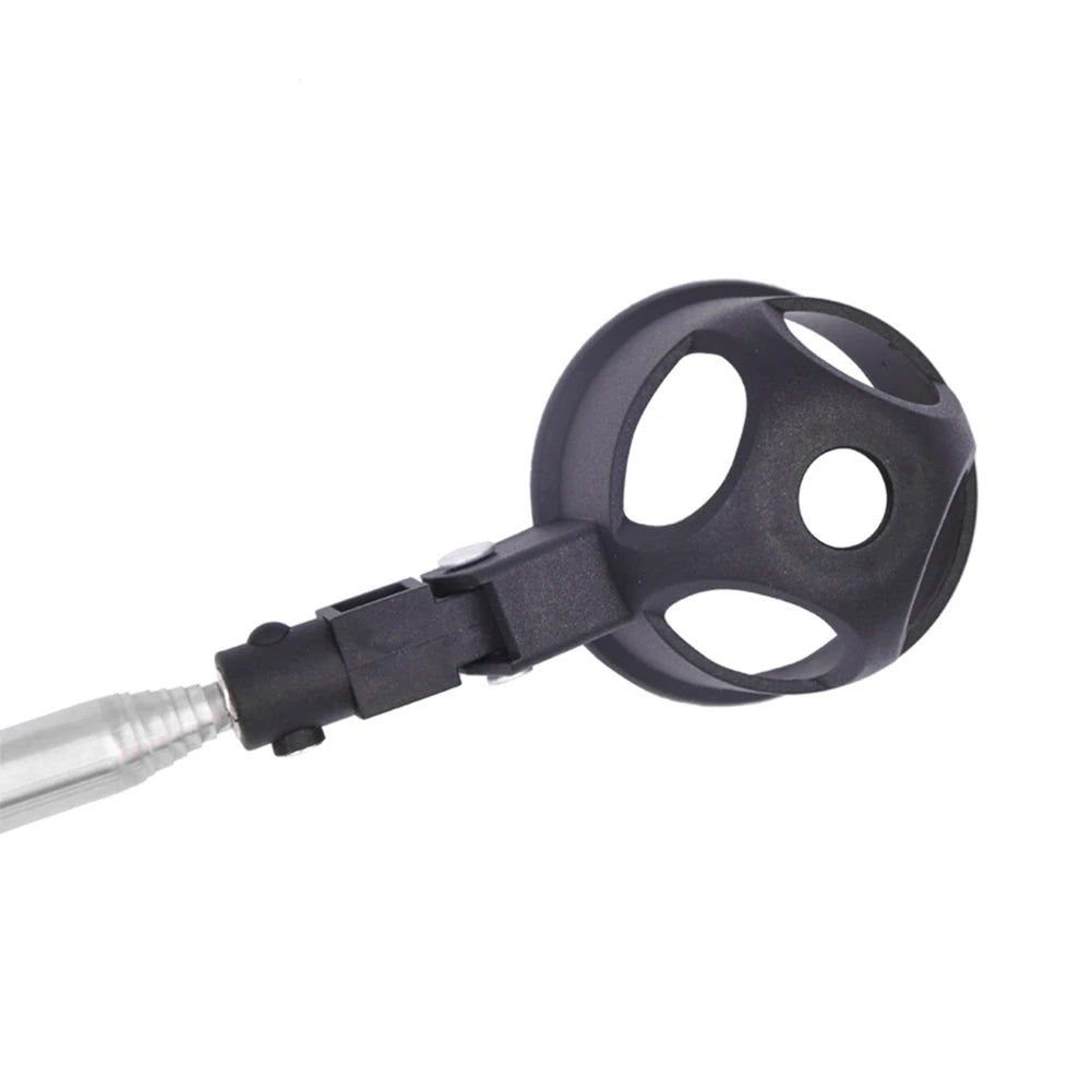 Golf Ball Retriever 8 Sections Telescopic Golf Ball Picker Stainless Steel Pick up Tool Grabber for Water Golf Accessory Outdoor