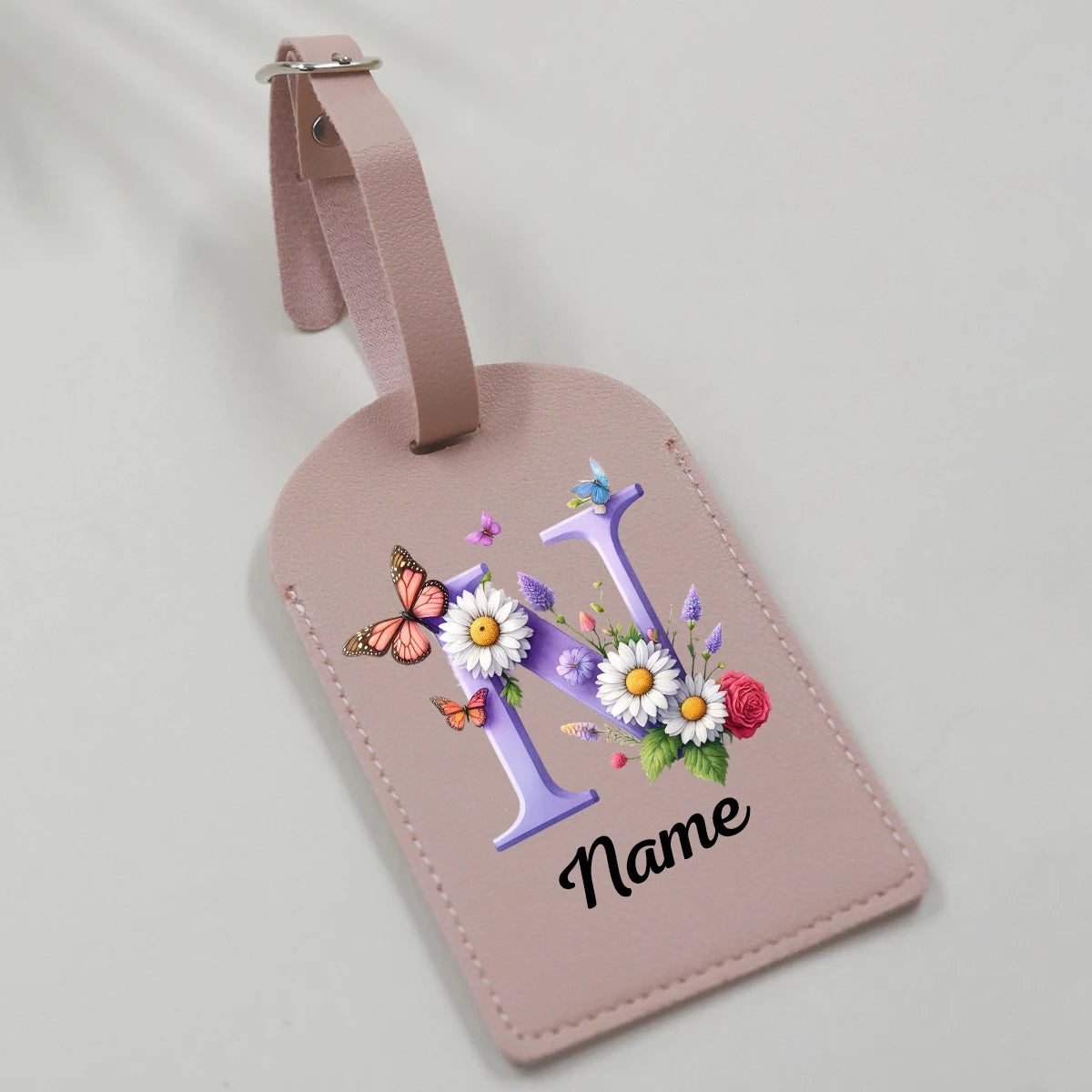 Personalized Pu Leather Luggage Tags, Customized Luggage Tags For Suitcases, Customizable Suitcase Tag, Bag Tags For Luggage,