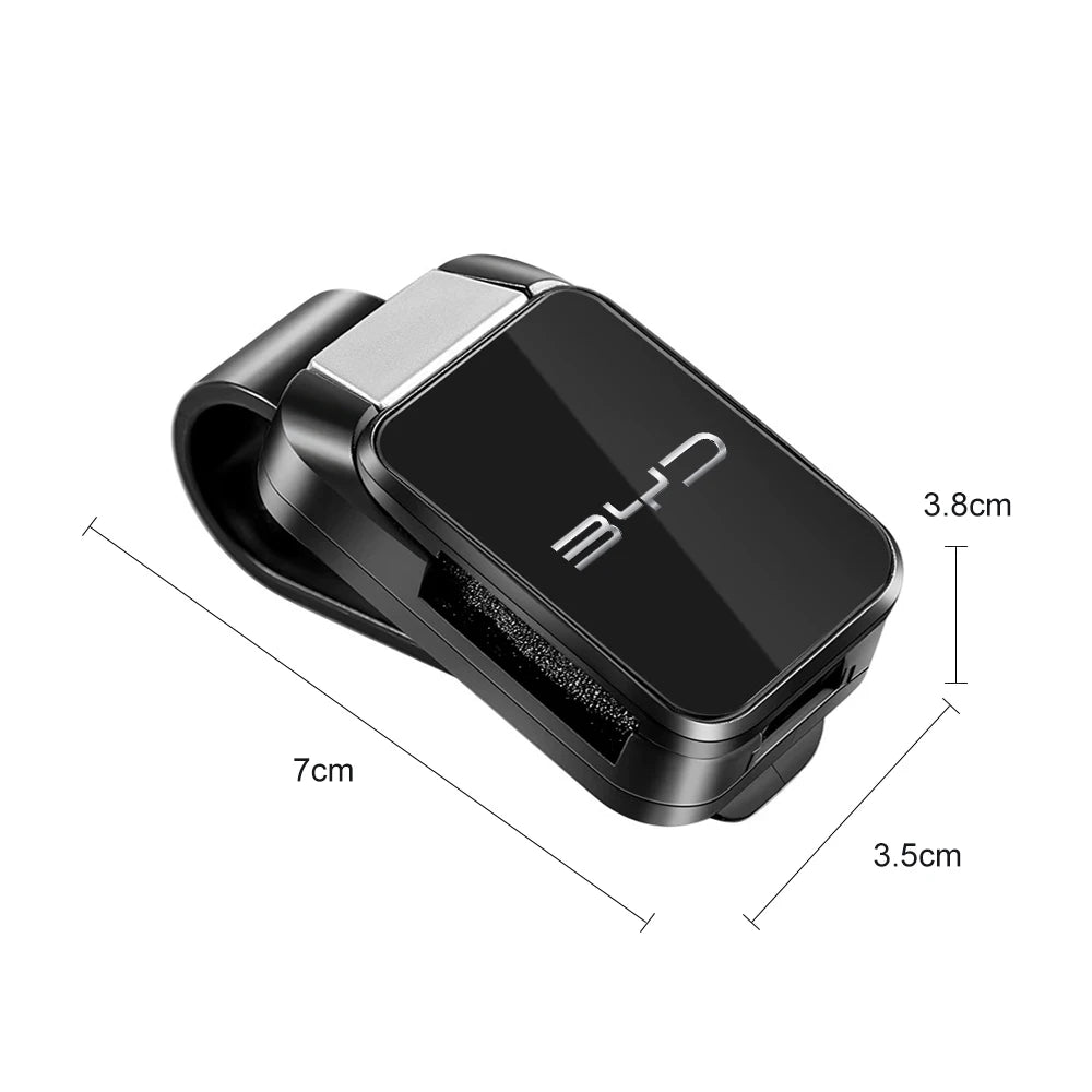 Universal Car Sun Visor Glasses Clips For BYD Song Plus Yuan Pro Tang EV F0 F3 Seal u Qin Car Interior Eyeglasses Storage Holder
