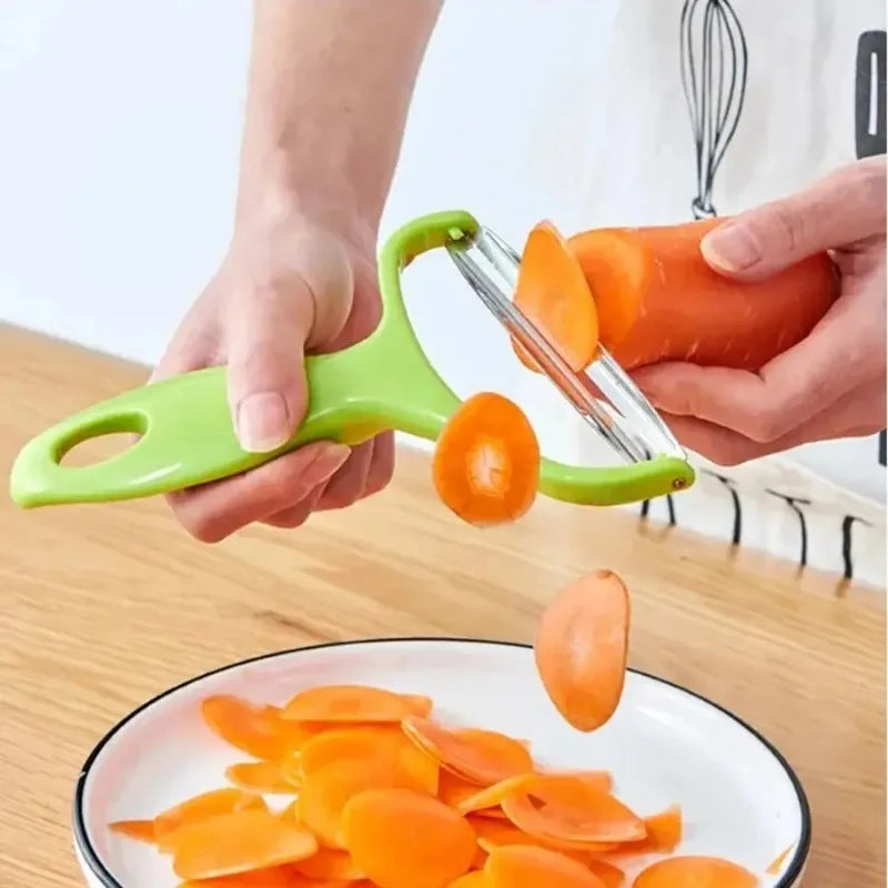 1Pcs Peeler Vegetables Fruit Stainless Steel Cabbage Graters Salad Potato Slicer Kitchen Accessories Cooking Tools Wide Mouth
