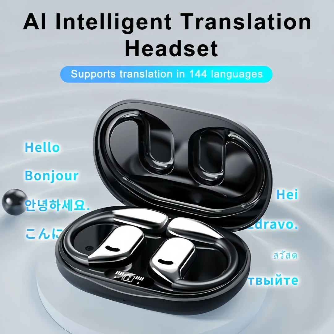 Translation Earbuds Real Time - AI 144 Language Translator Earbuds, Audifonos Traductores Inglés Español,
