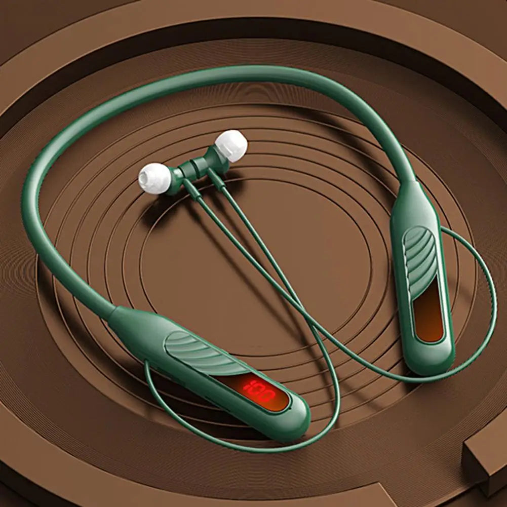 BT-8 Wireless Earbud HiFi Bluetooth-compatible 5.3 Neckband Stereo Sports Earphone For IPhone Fones De Ouvido Halterneck