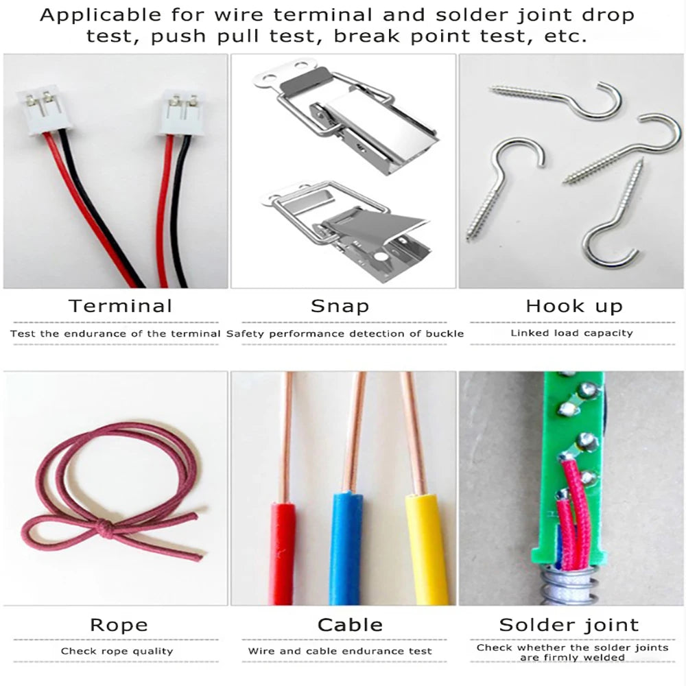 HPH Manual Horizontal Tensile Tester Digital Display Push Rally Tester Wire Harness Terminal Pulling Force Tester