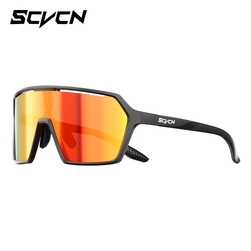 SCVCN Hiking Cycling Glasses Outdoor Running Sunglasses Stylish Hiking Driving Glasses MTB Racing and Casual Sports Sunglasses