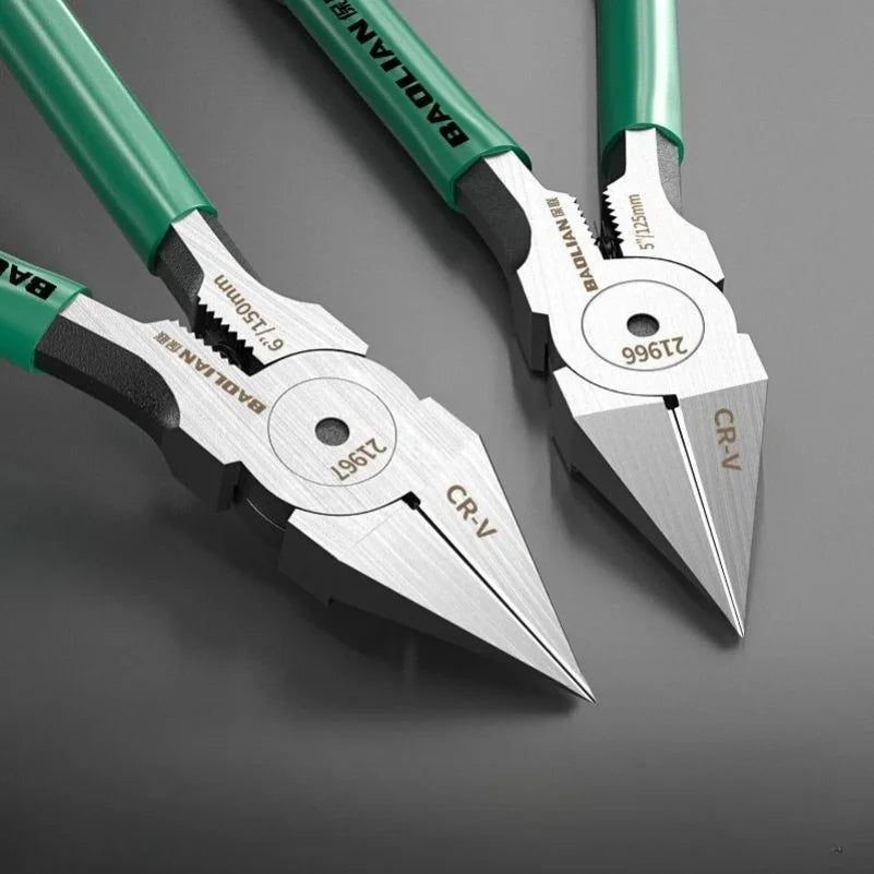Industrial Grade Special Sharp Side Mouth Pliers,High Hardness Electrician Small Diagonal Pliers,Electrician Manual Tool