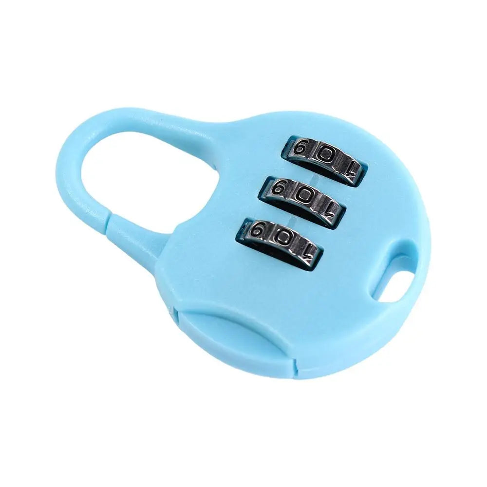 Plastic Password Combination Lock Luggage Travel Lock Backpack Padlock Padlock Password Lock Gym Drawer Lock Digit Locks