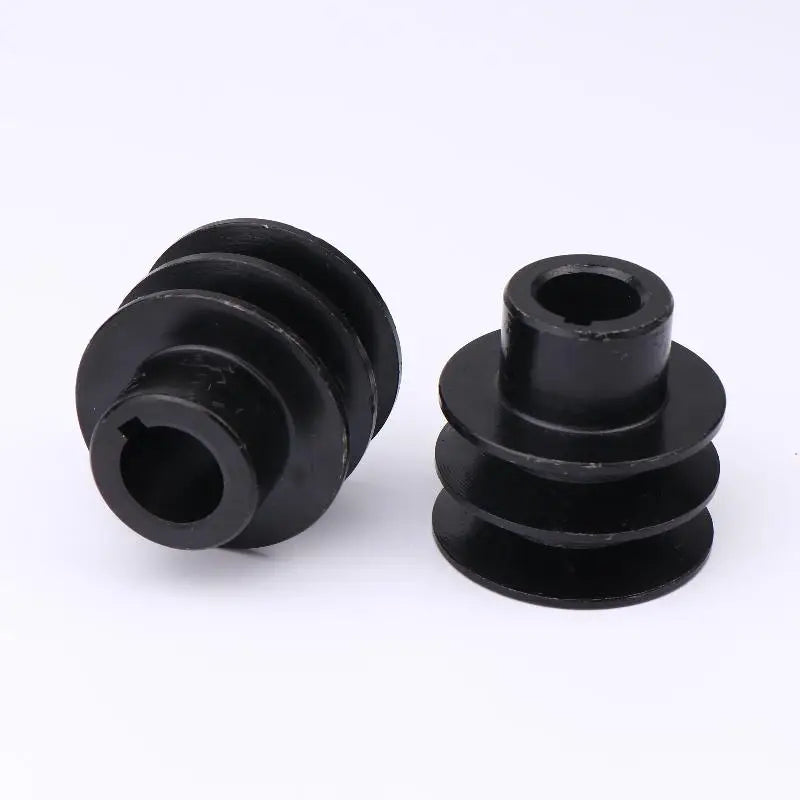 New 19/20mm Double Groove Flat Key Shaft V Belt Pulley For 168F 170F Engine Accessories