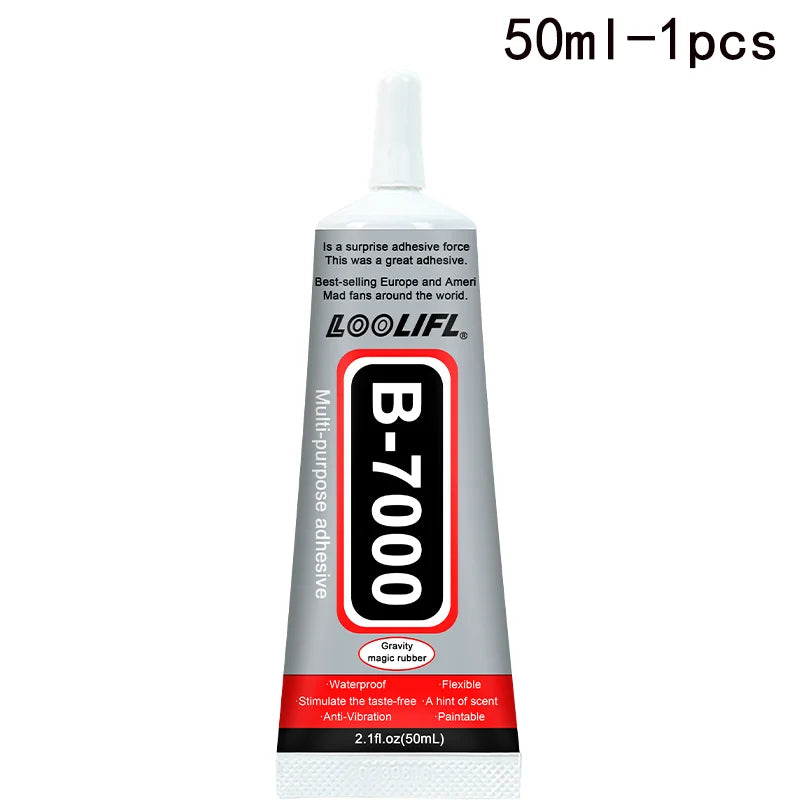 B7000 15,25,50,110ml Rhinestone Glue, Rhinestone Craft Glue, Jewelry Glue, Jewelry Processing Glue, Has Flexibility after Drying