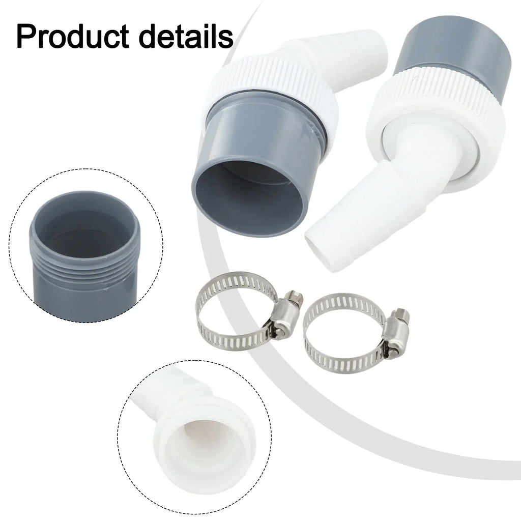 PVC Washing Machine Drain Adapter Fits 18-24mm Inlet And 40mm Outlet For Dishwasher Tumble Dryer And Sink Drain Systems