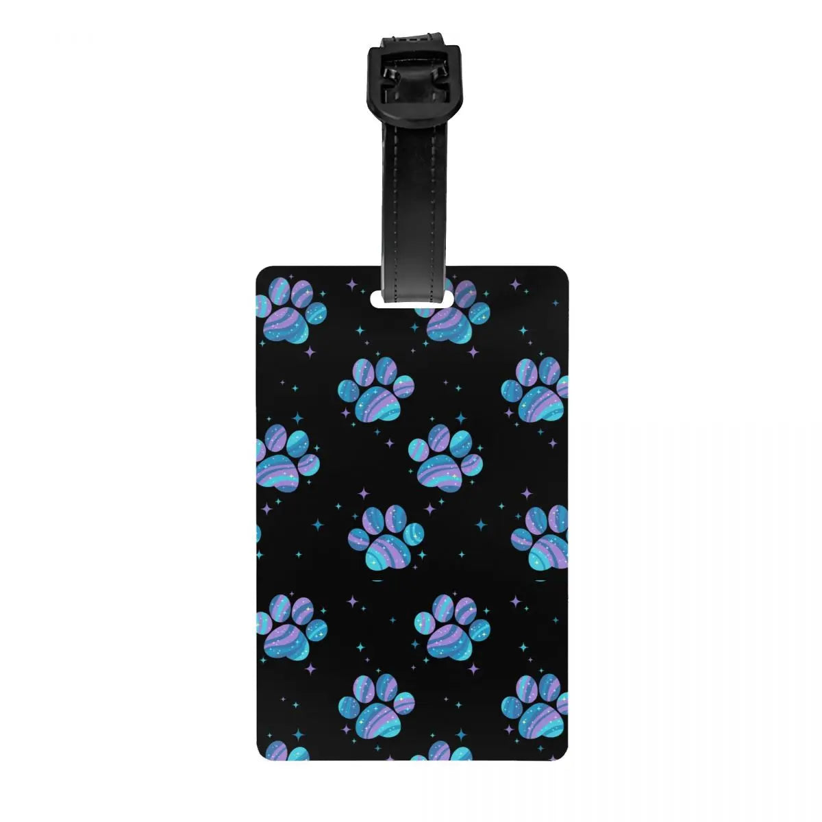 Custom Dog Lover Pet Paw Heart Luggage Tag for Suitcases Fashion Baggage Tags Privacy Cover Name ID Card