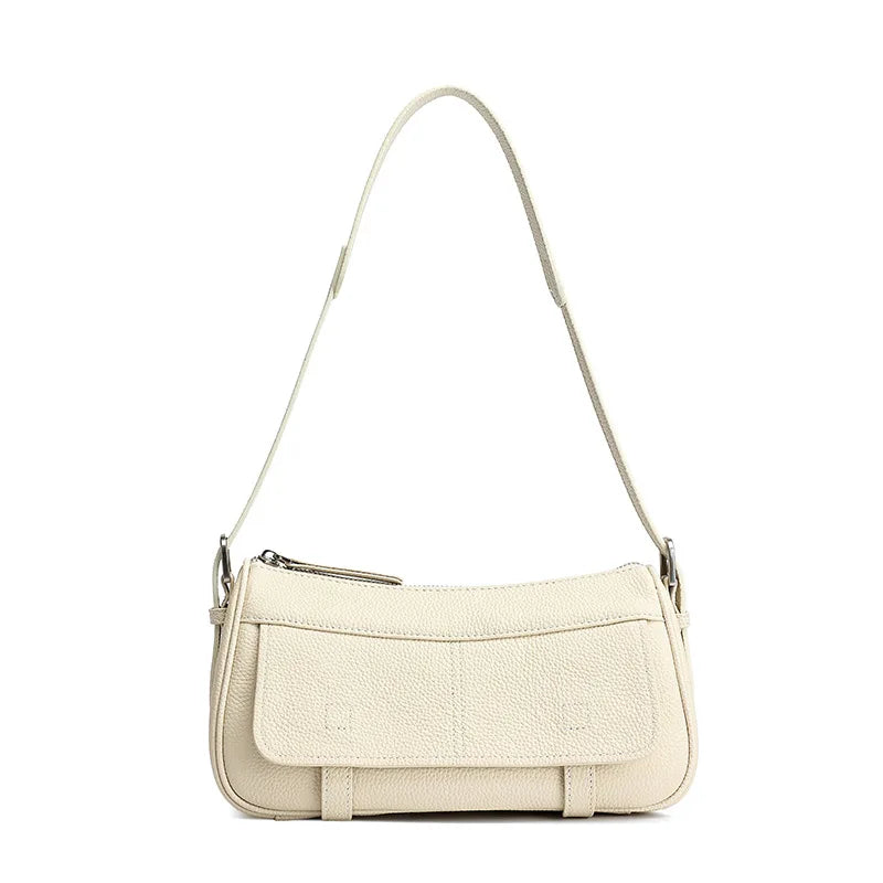 LOMCEL TOGO cowhide messenger bag for postal delivery, casual and versatile, retro for daily commuting, single-shoulder cross