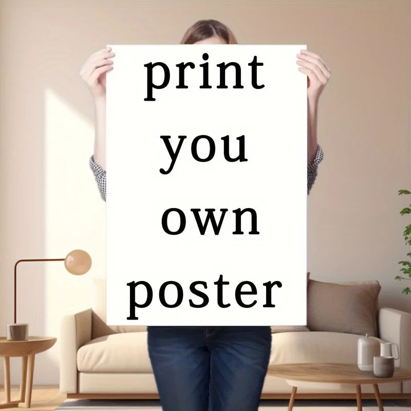 Personalized custom sketch style canvas printing poster portrait photo art printing home decoration gift frameless