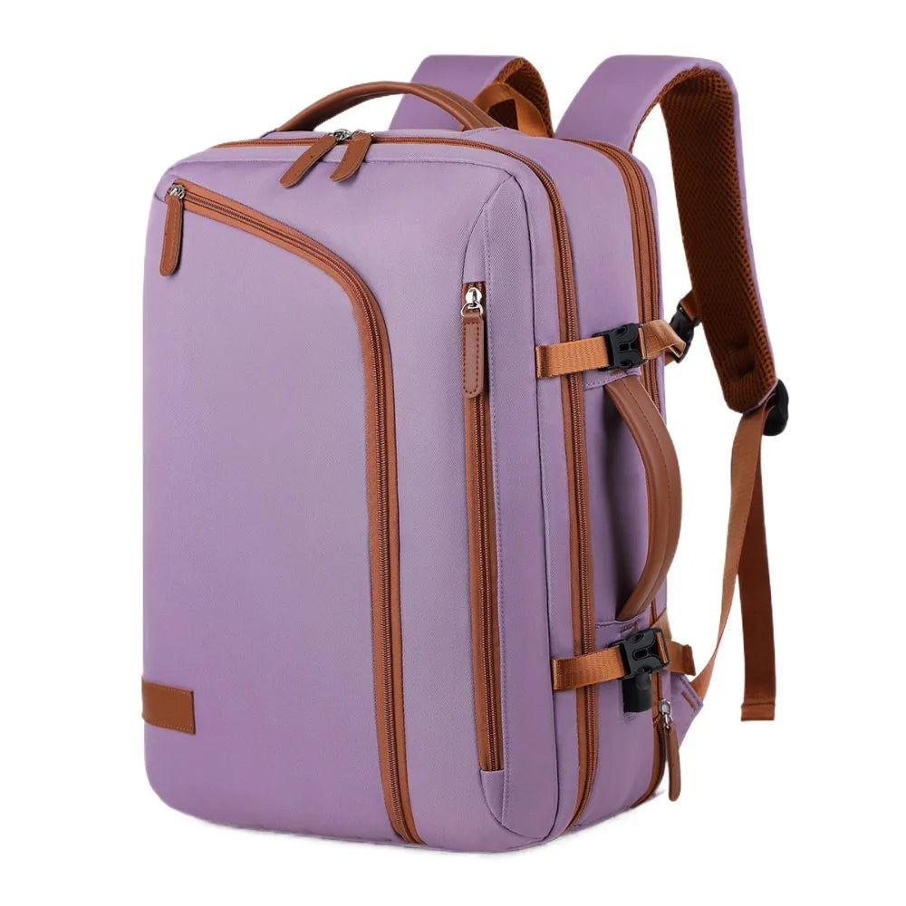 Unisex Simple Business Laptop Backpack Outdoor Large Capacity Travel Bag Student School Backpack Durable Wear Resistant