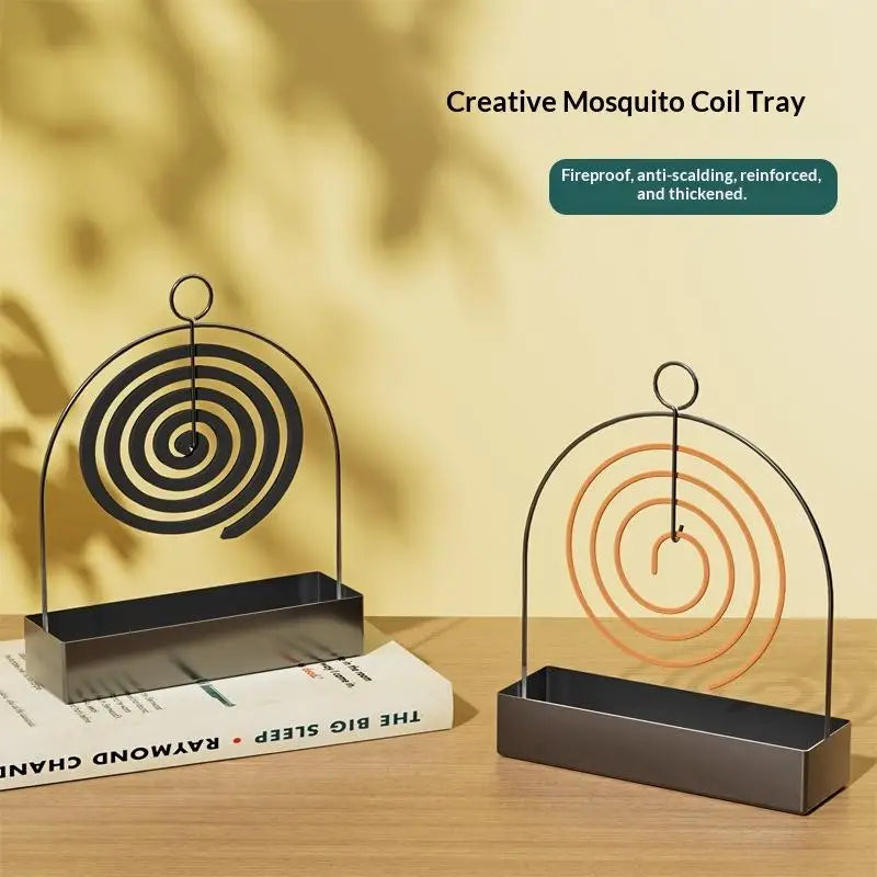 Mosquito Coil Holder, Sandalwood Holder, Metal Material, Hanging Mosquito Coils Sandalwood, Ideal For Home And Outdoor Camping