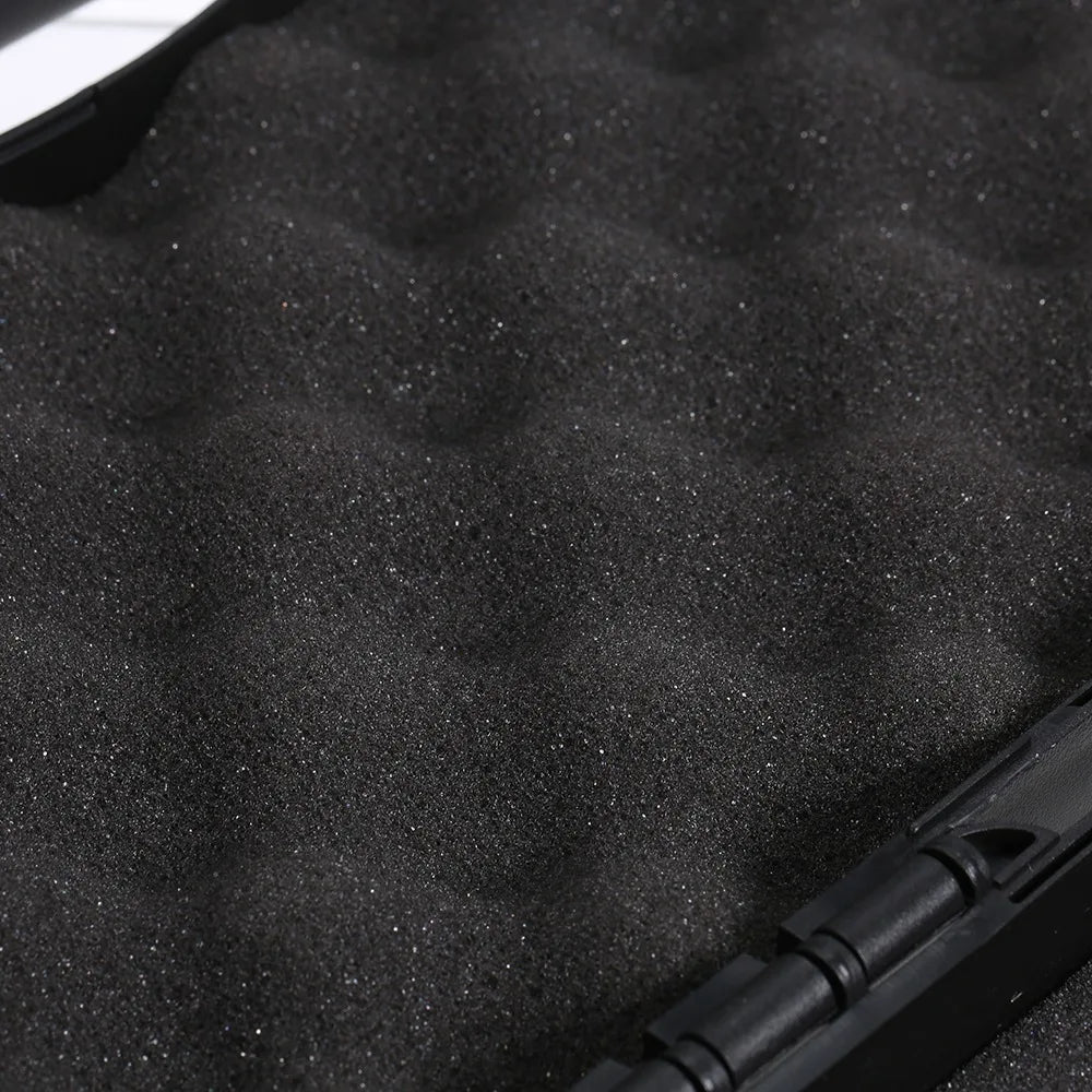 Plastic Multi-Function Tool Box Waterproof Portable Repair Tool Storage Large Capacity Black Storage Container
